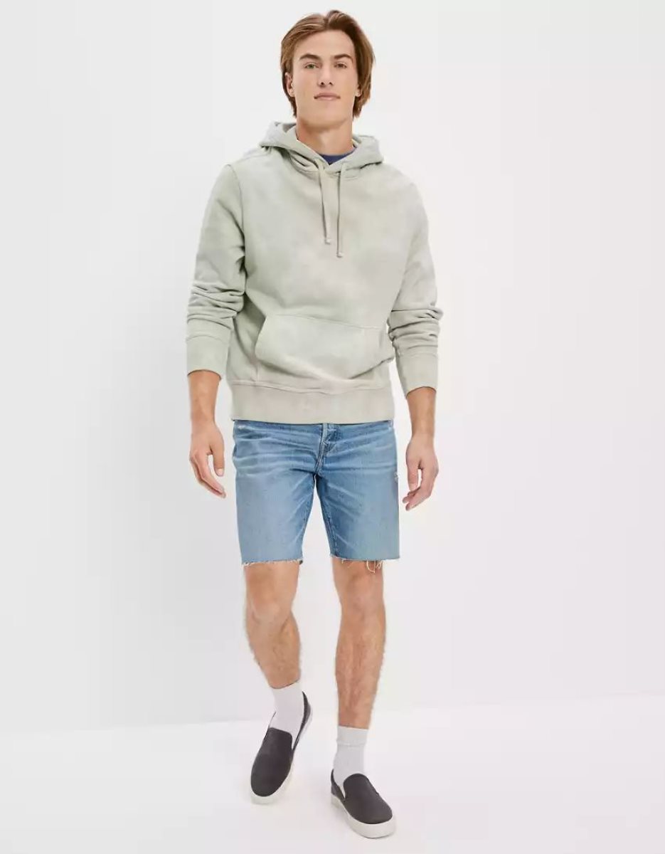 Sweat à Capuche American Eagle AE Bonfire Fleece Multicolore Homme | UTV-17894583